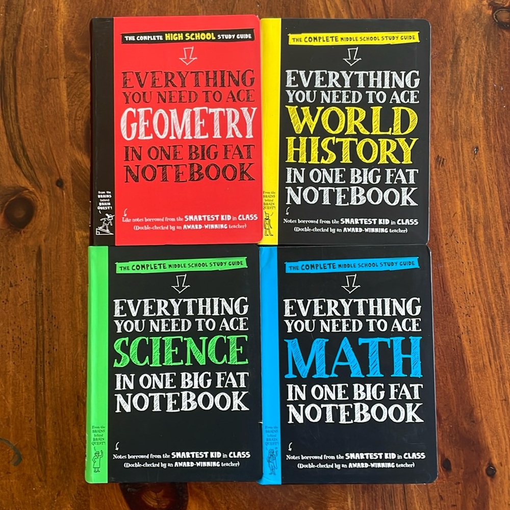 Middle schooling learning books